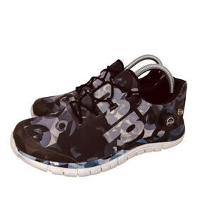 Reebok Z Pump Fusion AG Running Shoes Sneakers V66745 Black Grey Womens Size 8.5